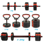 Enero Fit 4 az 1-ben kompozit súlyzókészlet, 20 kg – termékfotó 14