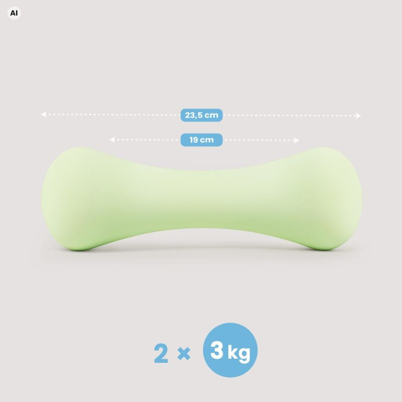 Spokey BONE neoprén kézisúlyzópár, 2 × 3 kg – termékfotó 11