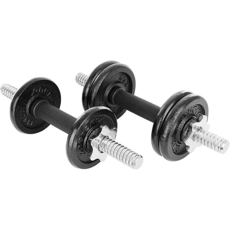Enero Fit öntöttvas kézisúlyzókészlet, 2 × 7,5 kg – termékfotó 9