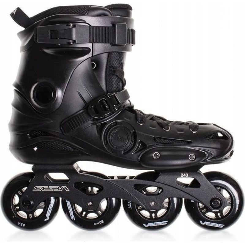 SEBA E3 80 fekete freestyle görkorcsolya, termékfotó