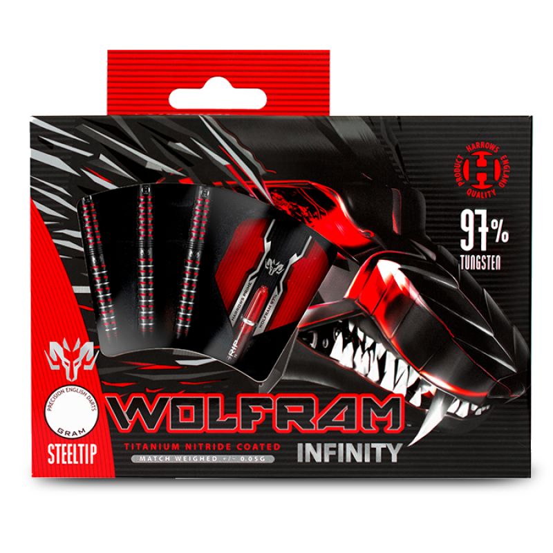 Harrows Tungsten Infinity Steeltip nyílkeszlet 97%