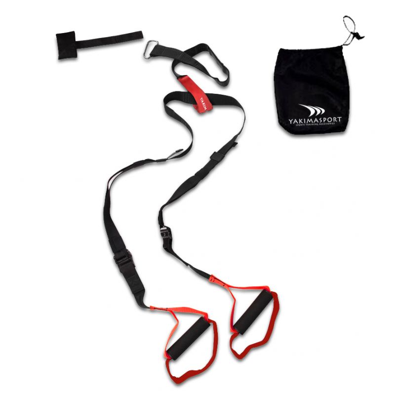 Yakimasport 100193 CrossFit edzőheveder. Derékra rögzíthető edzőöv partneres ellenállásos gyakorlatokhoz. 1. gyári termékfotó.